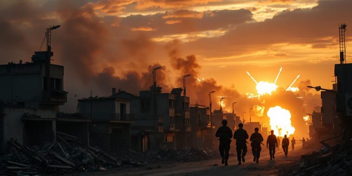serangan udara gaza