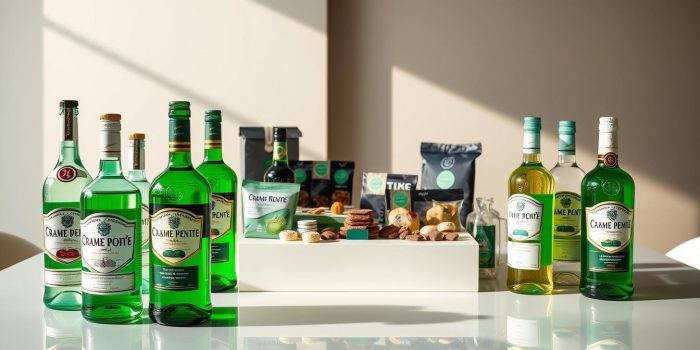 Crème de menthe produk variasi