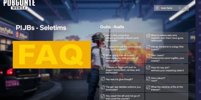 FAQ PUBG Mobile